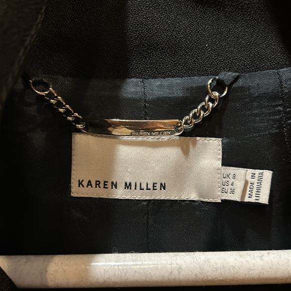 Karen Millen fully lined like new Black jacket - Picture 4 of 8